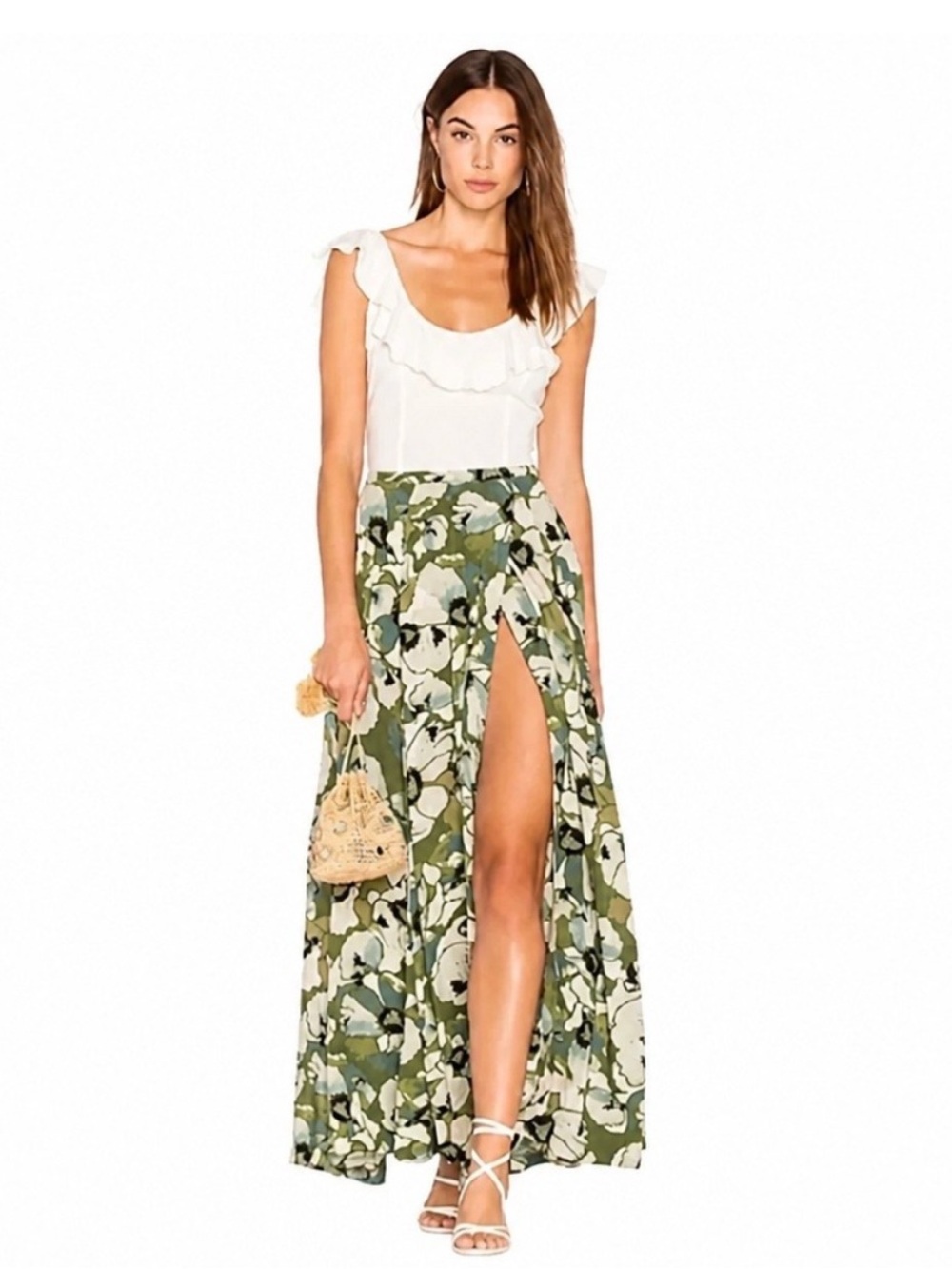 Free People Hot Tropics Maxi Skirt